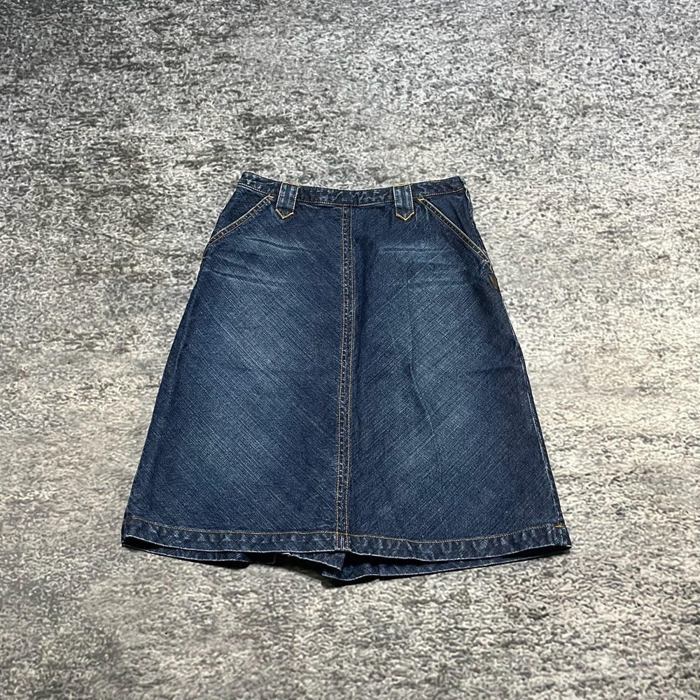 Tommy Hilfiger Denim Midi Skirt Size‎ 2 (28") Blue Indie Boho Cute Vintage Y2K